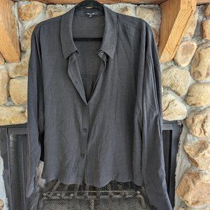 Madewell Plus Lusterweave Hartfield Crop Shirt